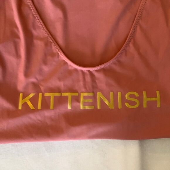 KITTENISH Large bodysuit swimsuit light pink with gold letters - Picture 7 of 7